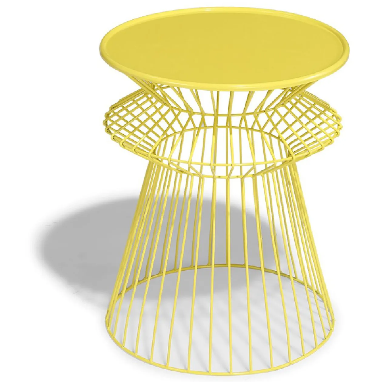 Bout de canapé Fanzy jaune