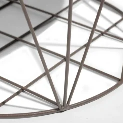 Bout de canapé Gaëlle jonc de mer tressé Ø35xH36cm