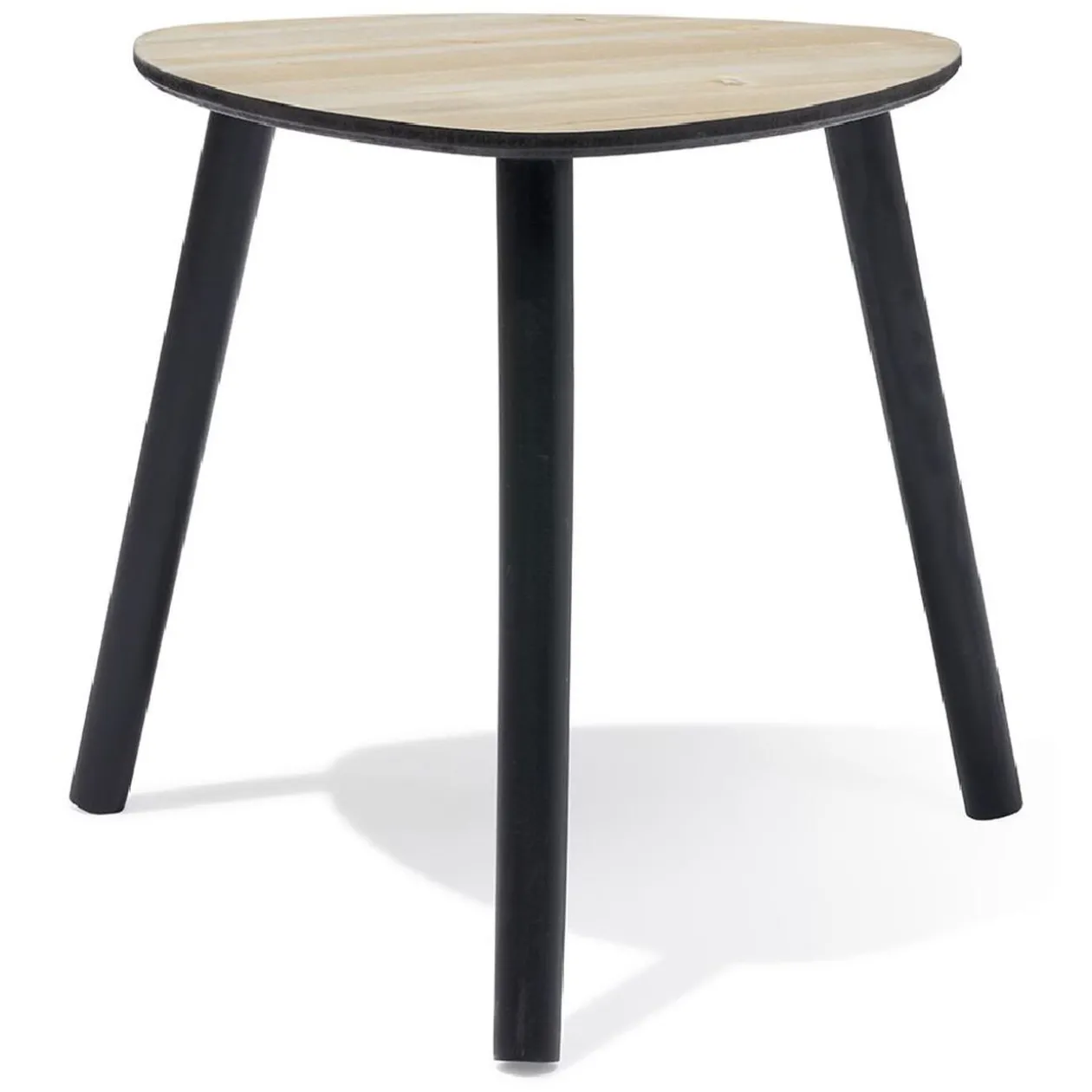 Bout de canapé Joseph marron Ø40xH39,5 cm