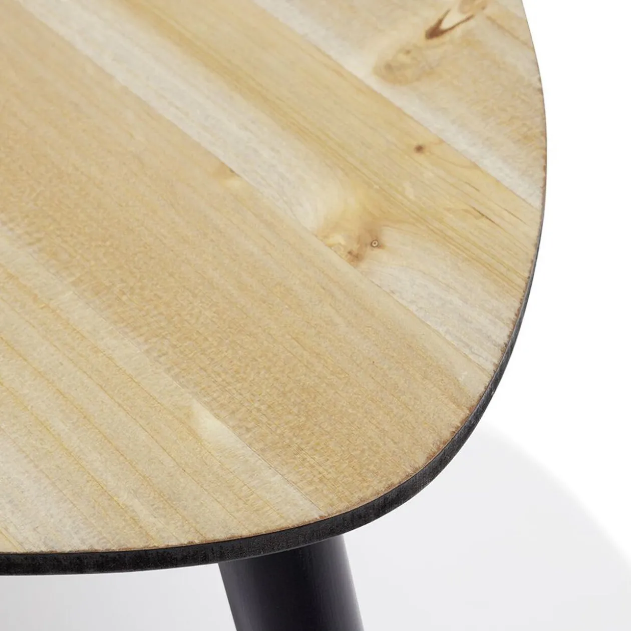 Bout de canapé Joseph marron Ø40xH39,5 cm