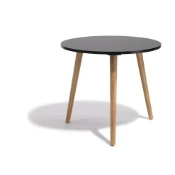 Bout de canapé noir Charlotte