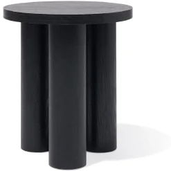 Bout de canapé Pachi noir Ø40xH45 cm