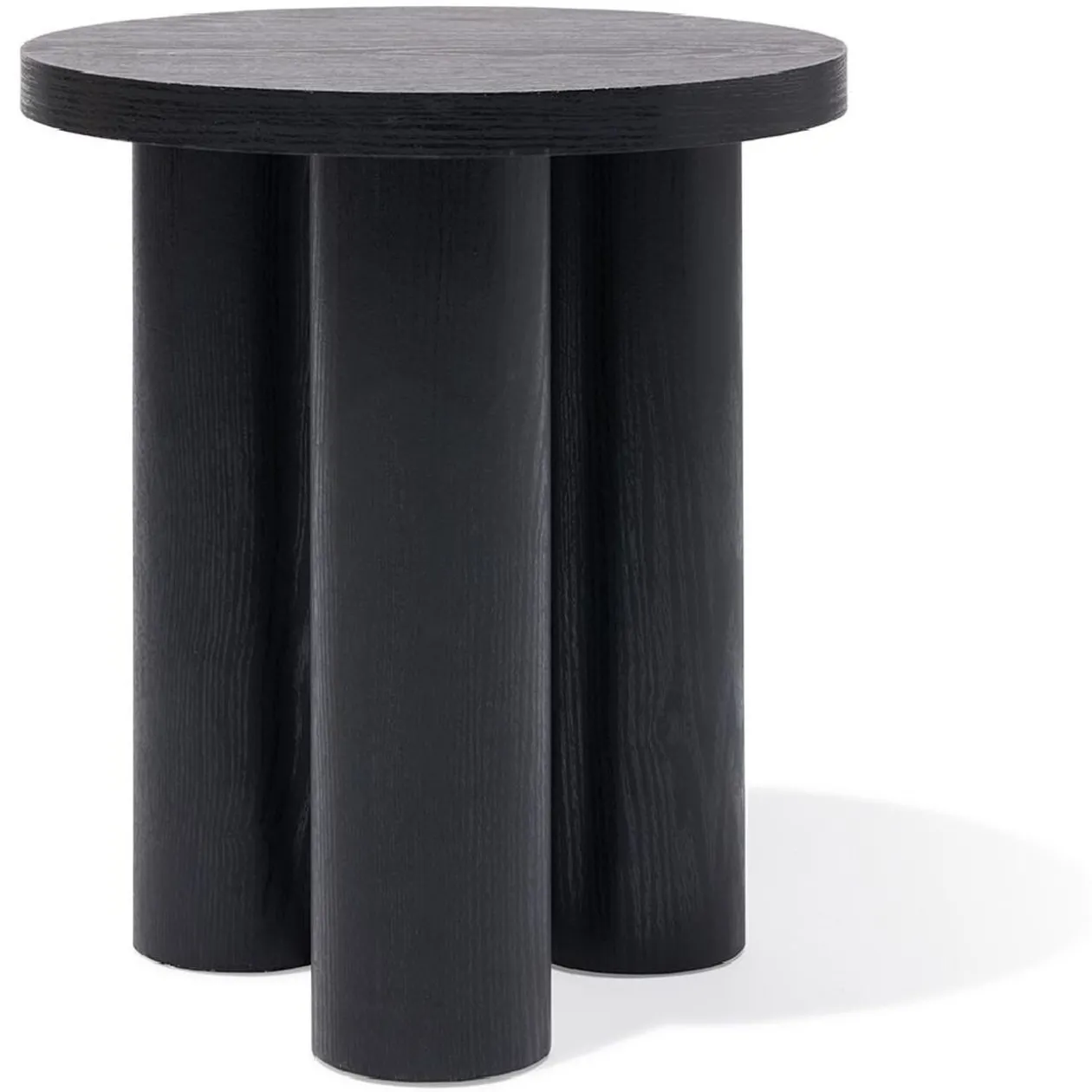 Bout de canapé Pachi noir Ø40xH45 cm