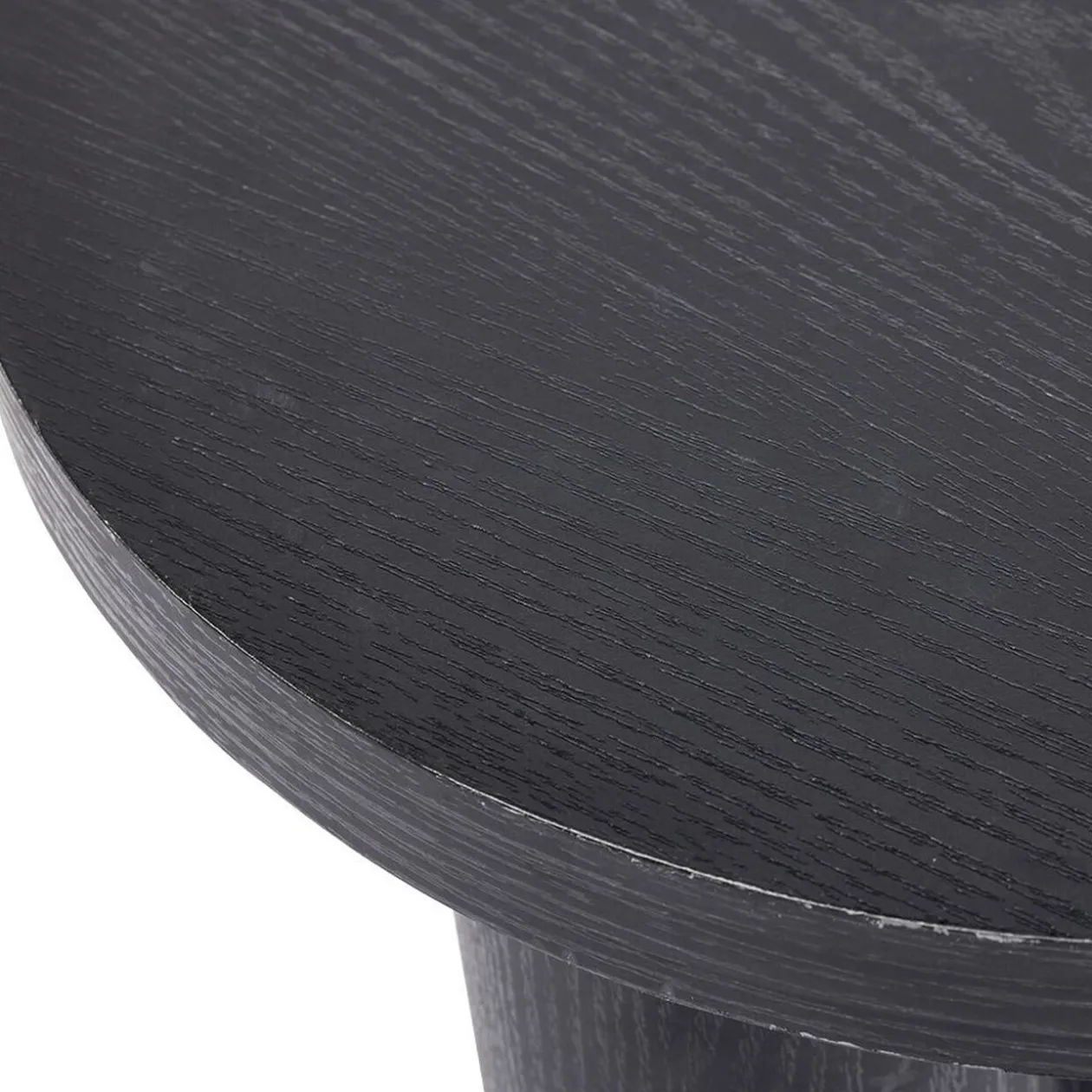 Bout de canapé Pachi noir Ø40xH45 cm