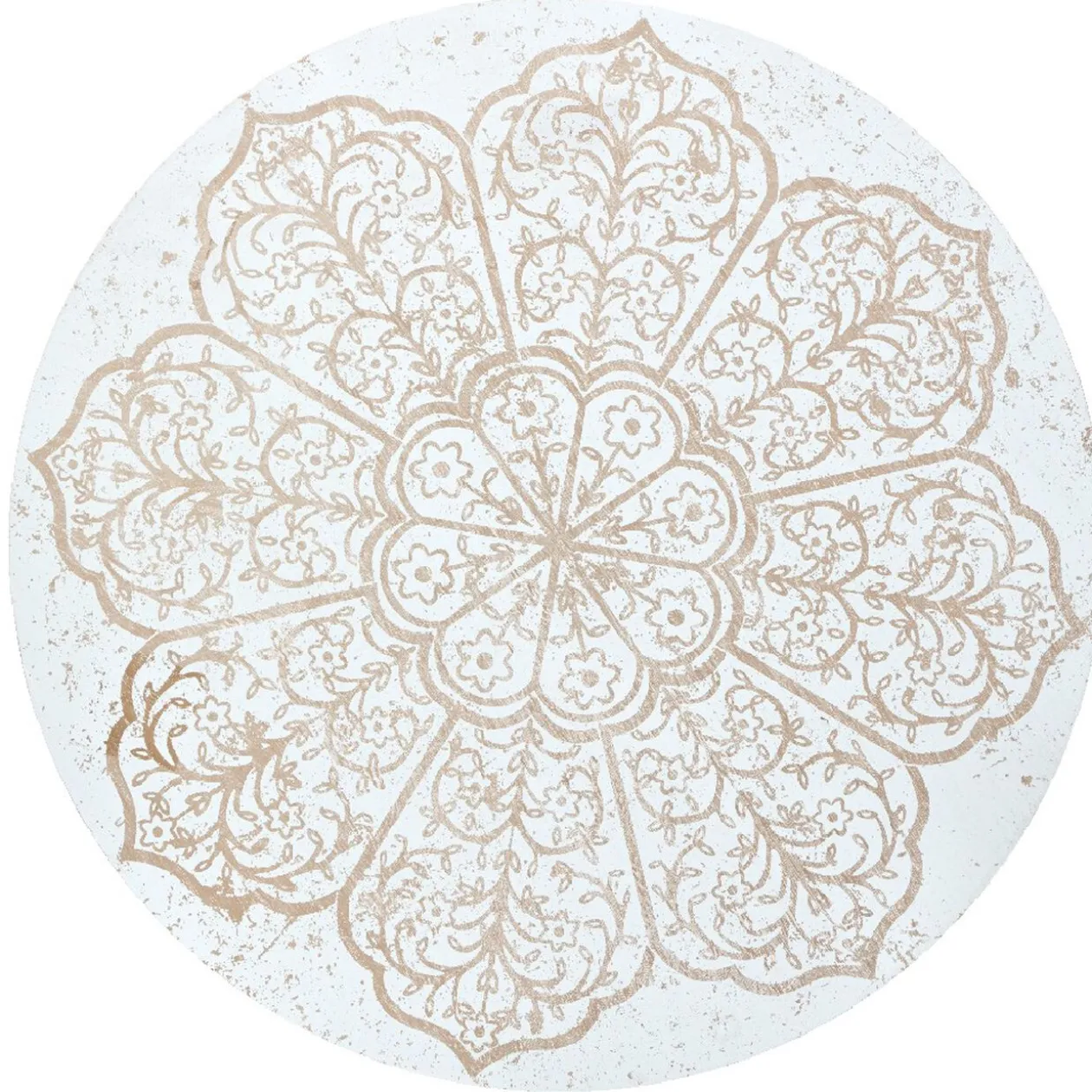 Bout de canapé Padang effet blanchi x2