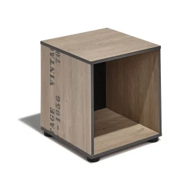 Bout de canapé Queens cubique à quatre pieds