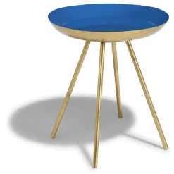 Bout de canapé Ravi bleu électrique