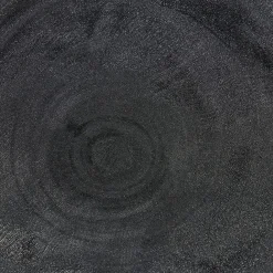 Bout de canapé Tammy bois paulownia noir Ø27xH33cm