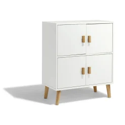 Buffet Bergen blanc avec 4 portes