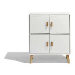 Buffet Bergen blanc avec 4 portes