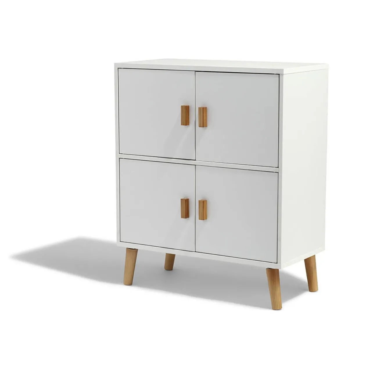 Buffet Bergen blanc avec 4 portes