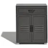Buffet Brooklyn anthracite avec 2 portes et 1 tiroir