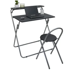 Bureau + tabouret pliables