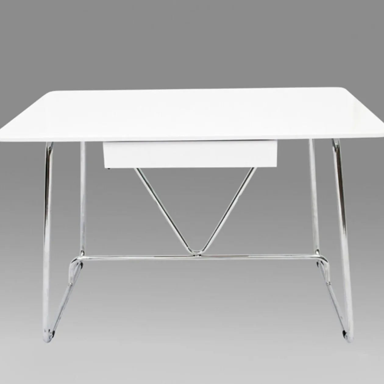 Bureau ordinateur brillant Intus