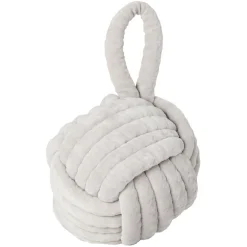 Butée de porte boule imitation velours 15 cm