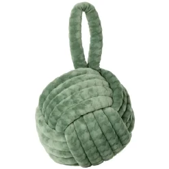 Butée de porte boule imitation velours 15 cm