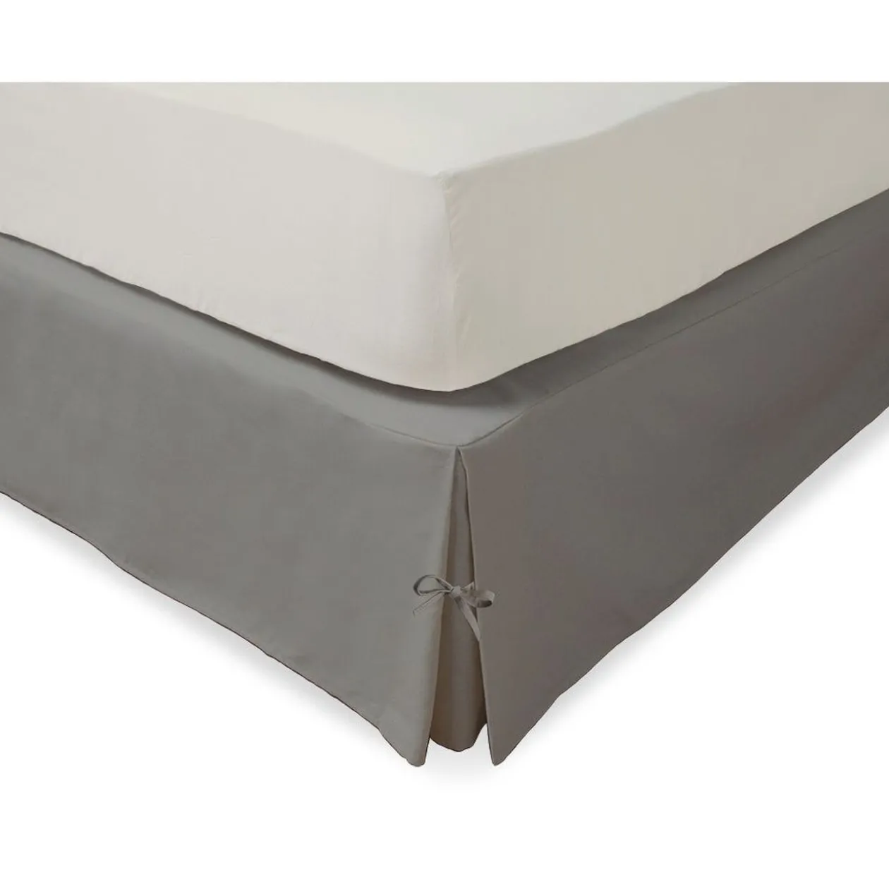 Cache sommier finition nouettes 140x190cm rebord 30cm