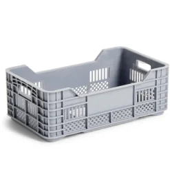 Cagette polypropylène bleue L17x10xH6cm