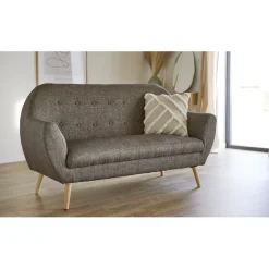 Canapé Joseph gris anthracite 2 personnes