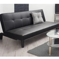 Canapé lit noir