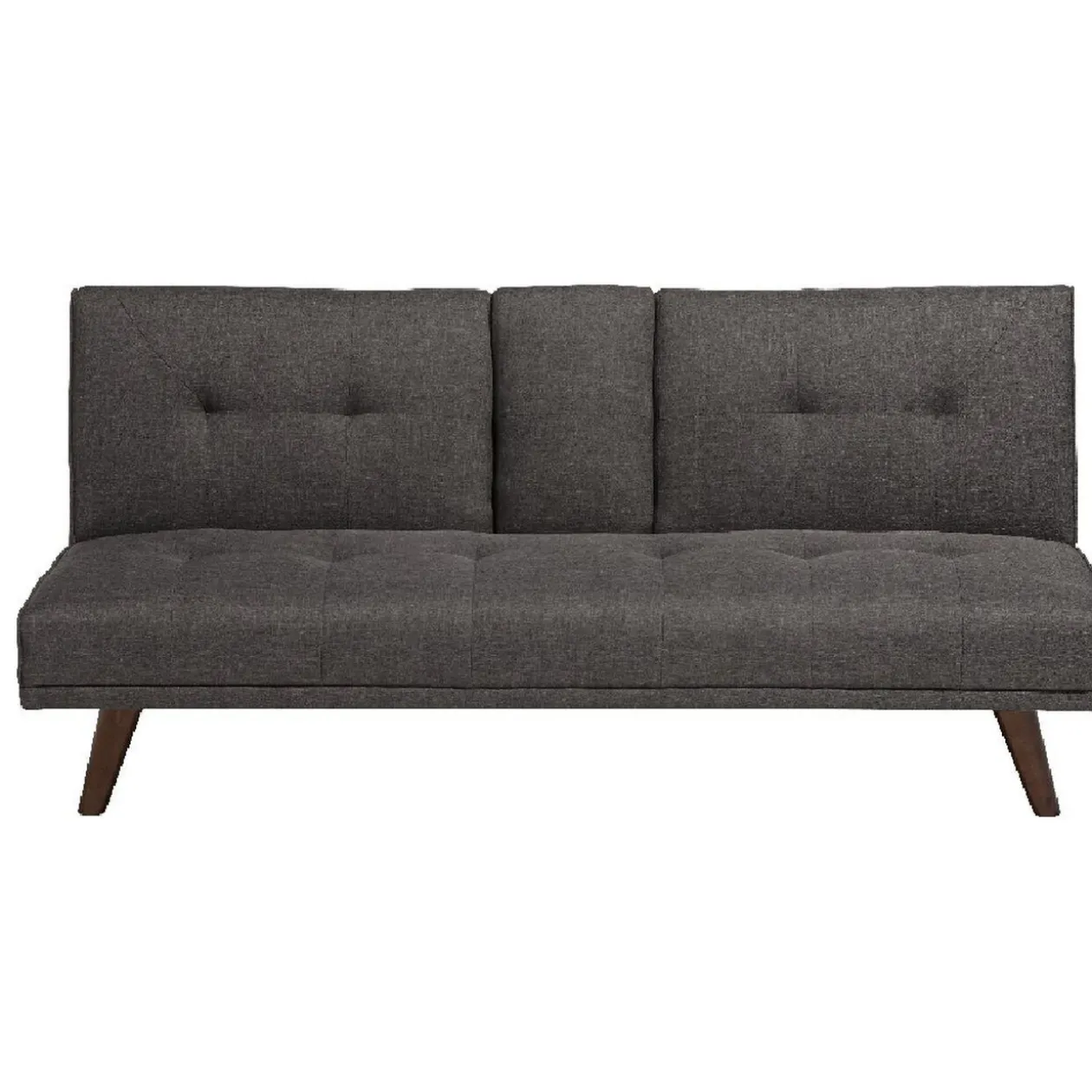 Canapé-lit gris avec accoudoir