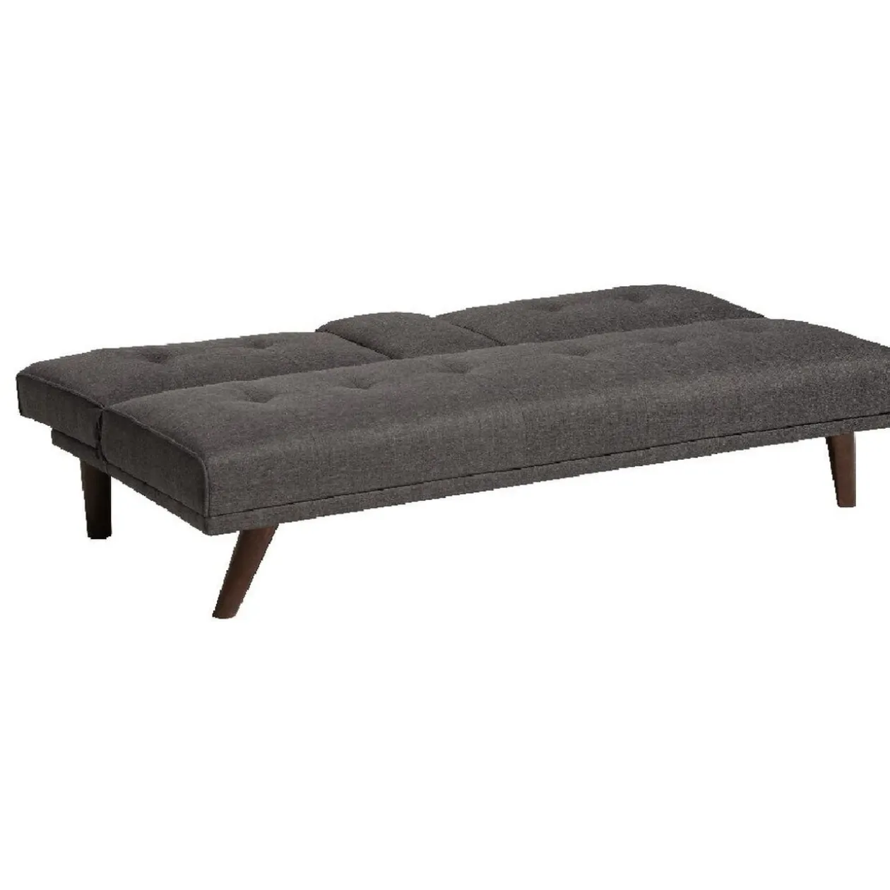 Canapé-lit gris avec accoudoir