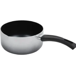 Casserole aluminium anti adhérente grise Ø 18