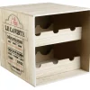 Cave à vin en bois pour 6 bouteilles