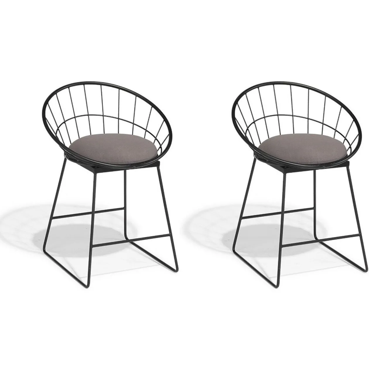 Chaise Amazone noire x2