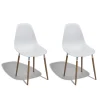 Chaise Arja blanche x2