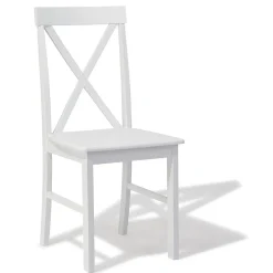 Chaise Cardiff blanche x 2