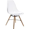 Chaise Charlotte transparente Collector finition vernis