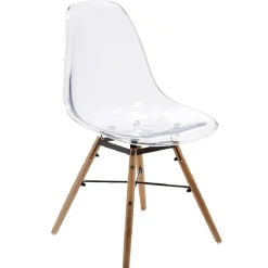 Chaise Charlotte transparente Collector finition vernis