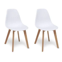 Chaise Chloé blanche x 2