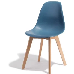 Chaise Chloé bleu orage x 2