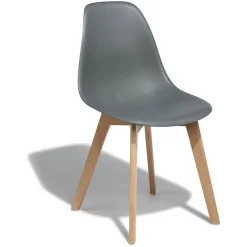 Chaise Chloé gris anthracite x 2