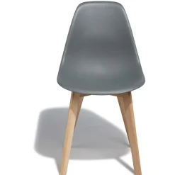 Chaise Chloé gris anthracite x 2