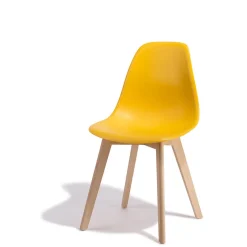 Chaise Chloé jaune moutarde x 2