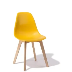 Chaise Chloé jaune moutarde x 2