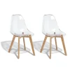 Chaise Chloé transparente x 2