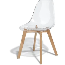 Chaise Chloé transparente x 2