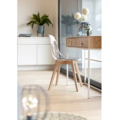 Chaise Chloé transparente x2