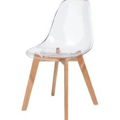 Chaise Chloé transparente x2