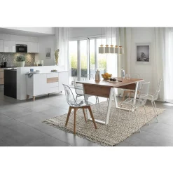 Chaise Chloé transparente x2