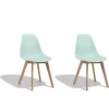 Chaise Chloé vert d’eau x 2