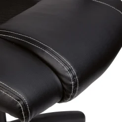 Chaise de bureau gaming à roulettes hauteur réglable avec accoudoirs