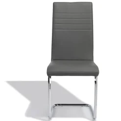 Chaise Doha gris anthracite x 2