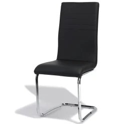 Chaise Doha noire x 2