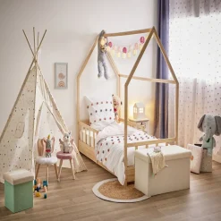 Chaise enfant avec dossier couronne princesse