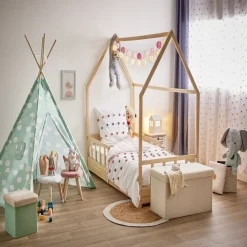 Chaise enfant avec dossier couronne princesse